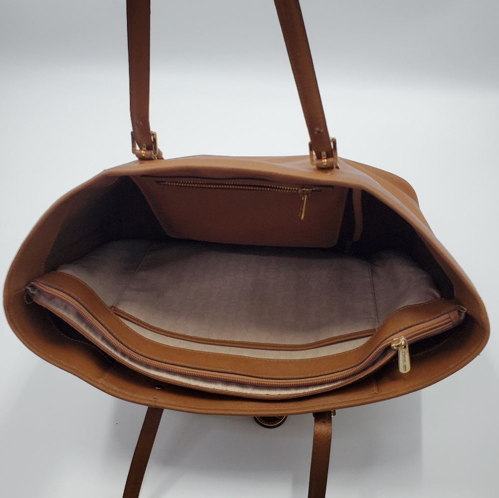 Michael Kors Jetset Tote Bag Camel Brown Career - Picture 3 of 5